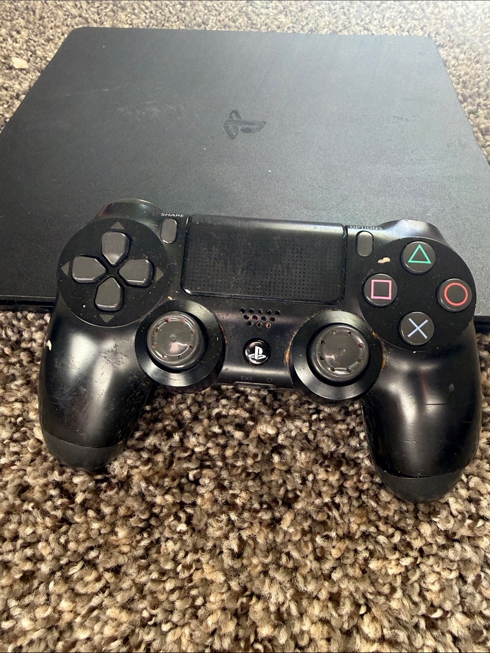 Sony Black DualShock Style Wireless Controller with Icon Buttons
